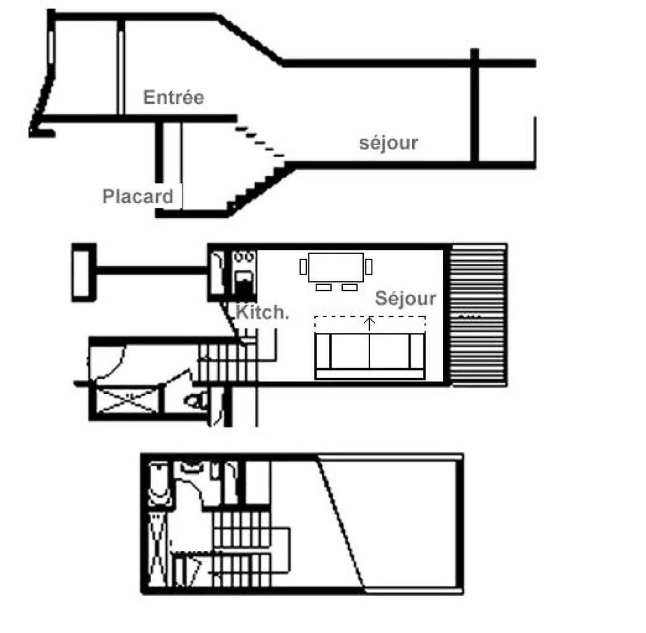 Residence Danchet - Studio Agreable - Depart Et Retour Ski Aux Pieds - Balcon Mae-1334 Saint-Martin-de-Belleville Luaran gambar